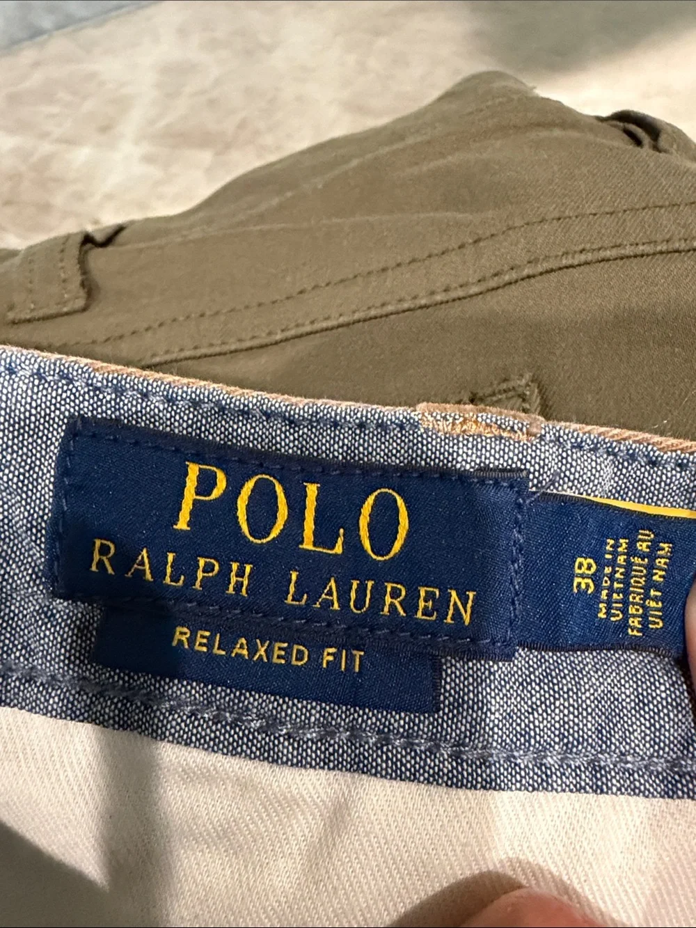 Polo by Ralph Lauren Brown Flat Front Men's Shorts
